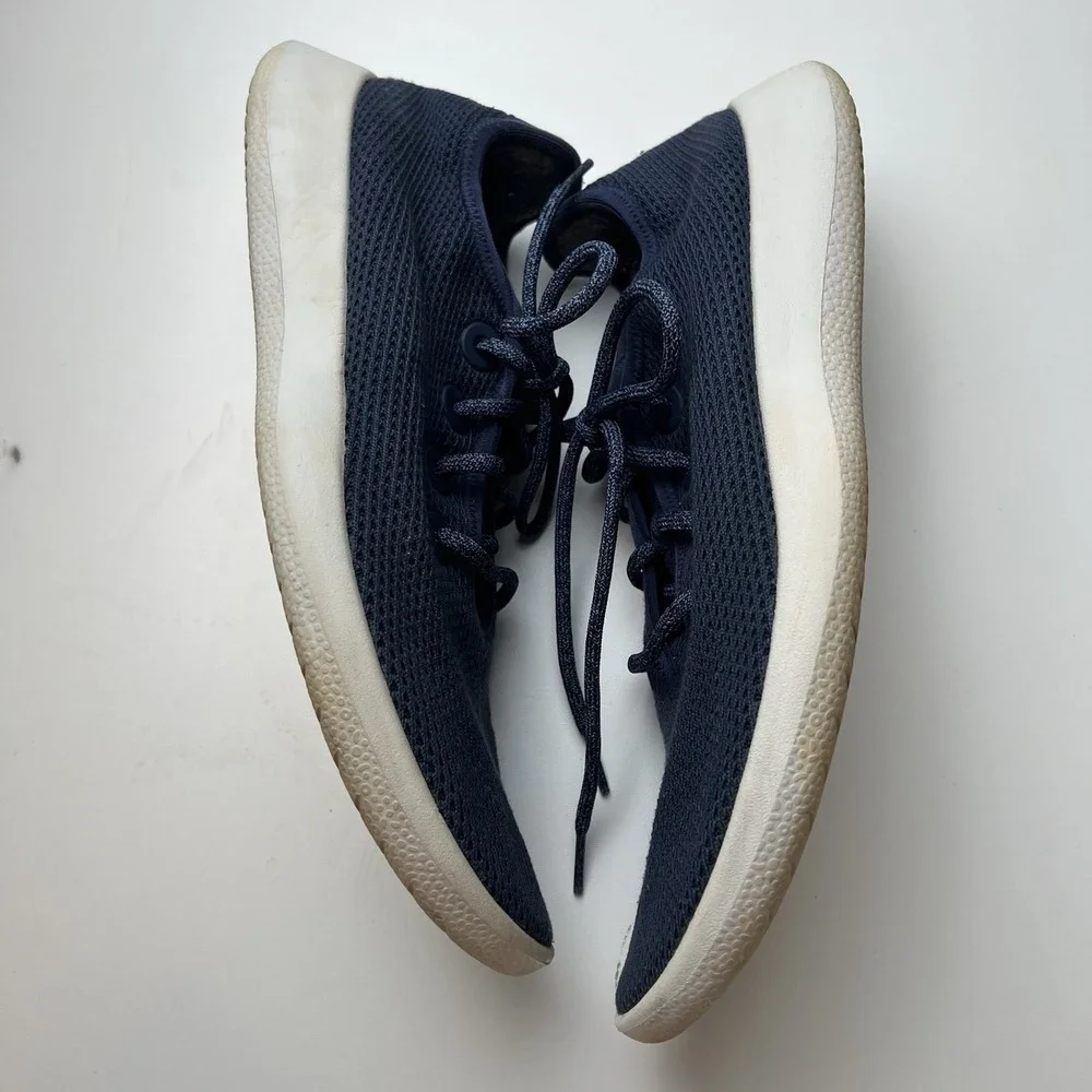 Allbirds Men's  TR Tree Runners Size 12 Blue Sneakers Lace Up Comfort Shoes